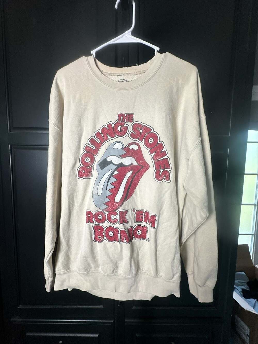 The Rolling Stones LivyLu Rock 'Em Bama Alabama Crimson Tide Sweatshirt#654